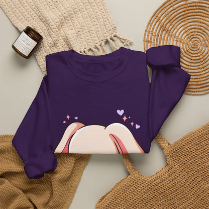 Kawaii Gamer Bunny Sweatshirt for Cozy Gaming Days