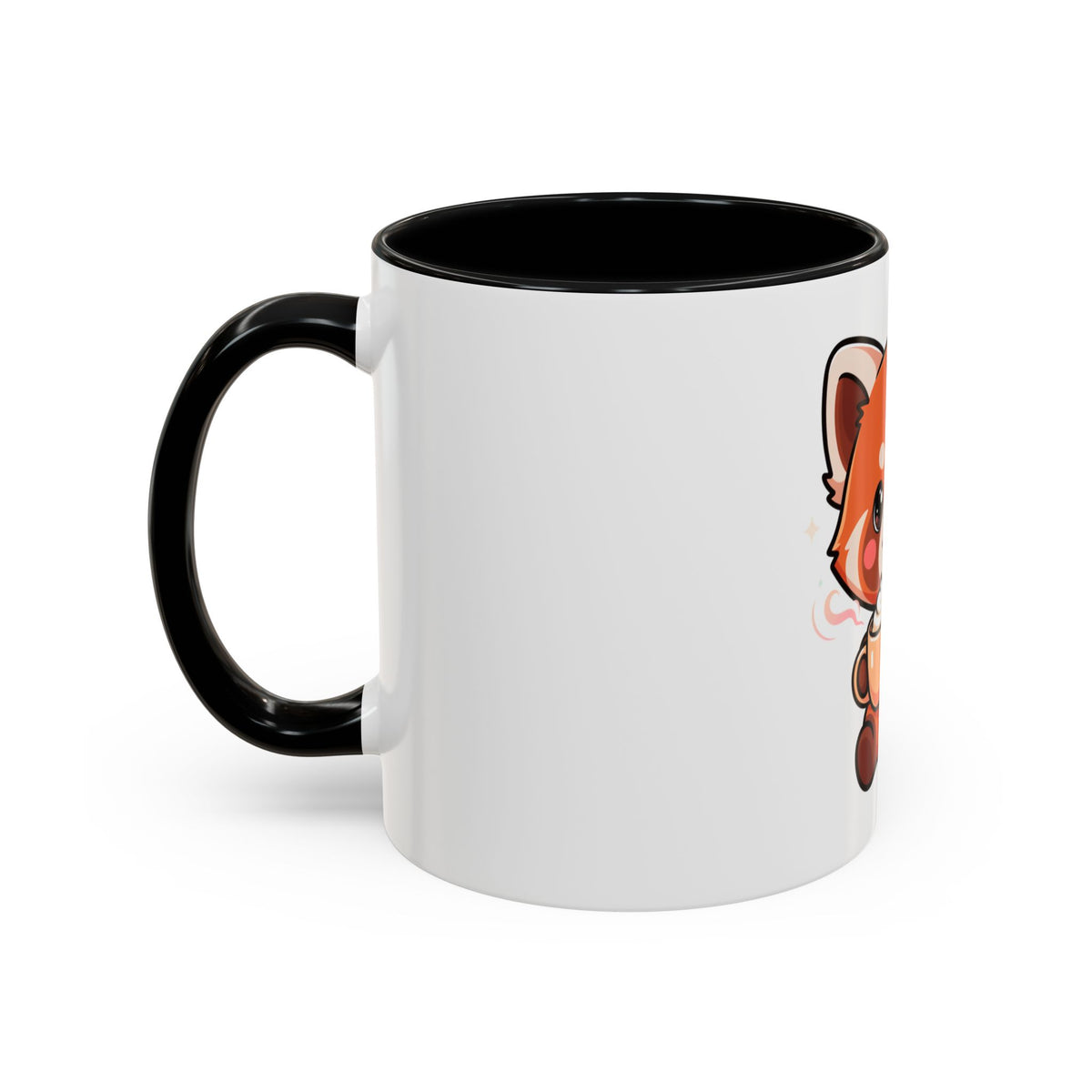 Red Panda Coffee Mug, Cute Latte Lover Accent Mug