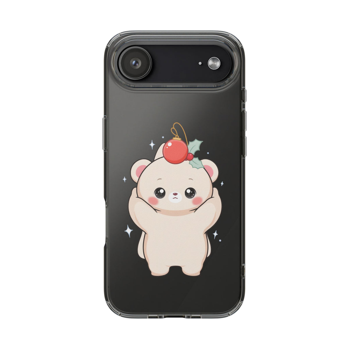 Kawaii Christmas Bear Phone Case for Cozy Holiday Days