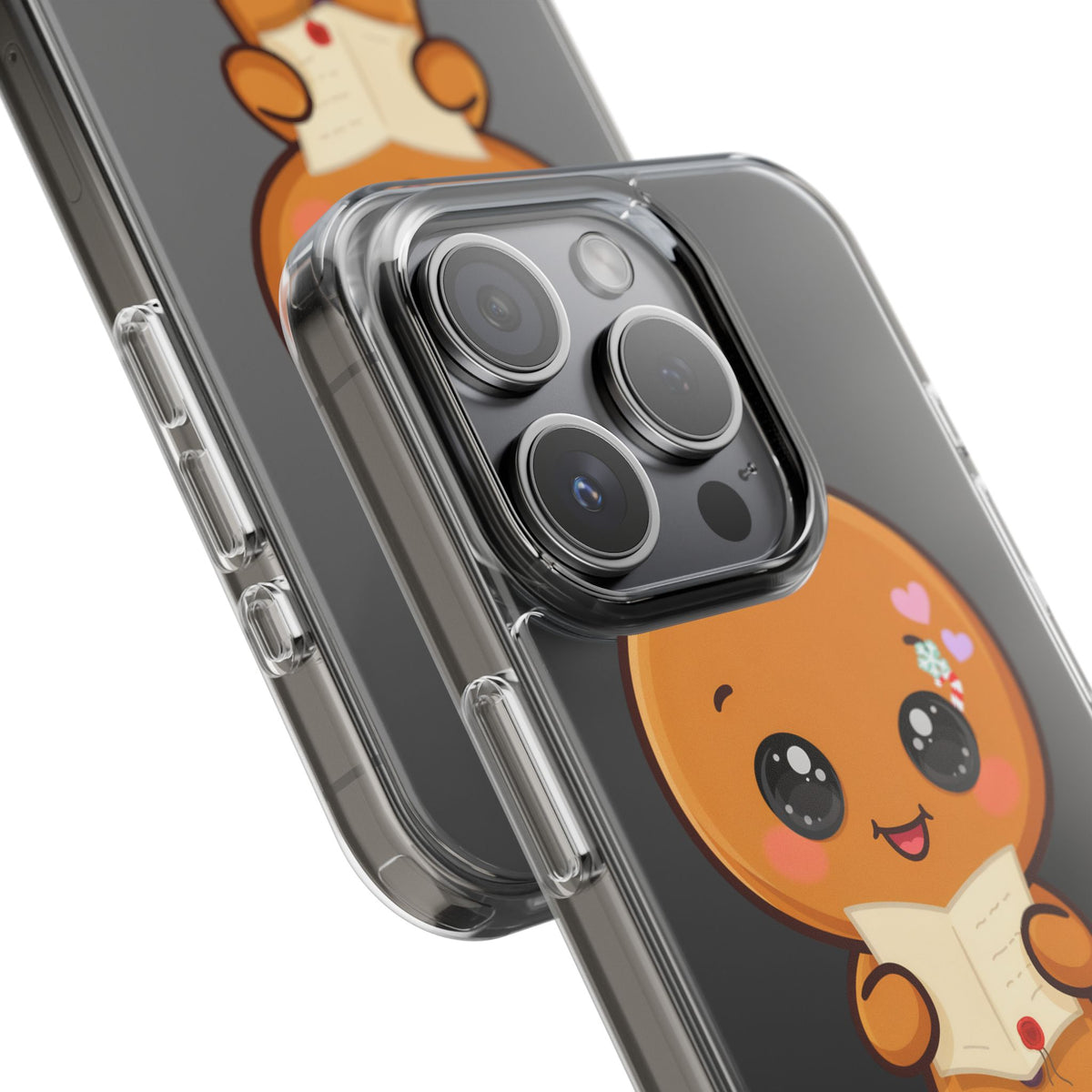 Gingerbread Man Phone Case, Cute Christmas Letter Reader