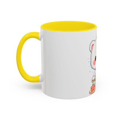 Christmas Cookie Polar Bear Accent Coffee Mug