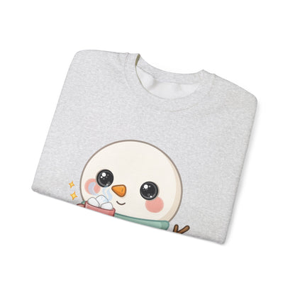 Kawaii Snowman Sweatshirt for Cozy Winter Days