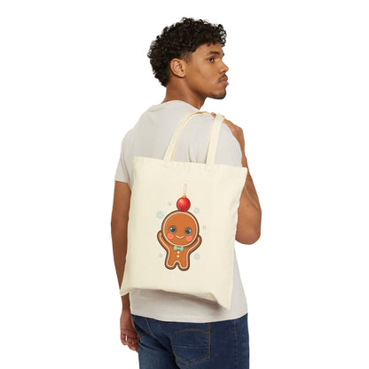 Christmas Gingerbread Tote Bag for Kawaii Holiday Fans