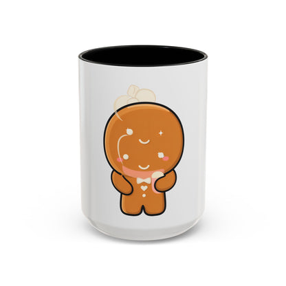 Kawaii Gingerbread Mug for Cozy Cocoa Breaks