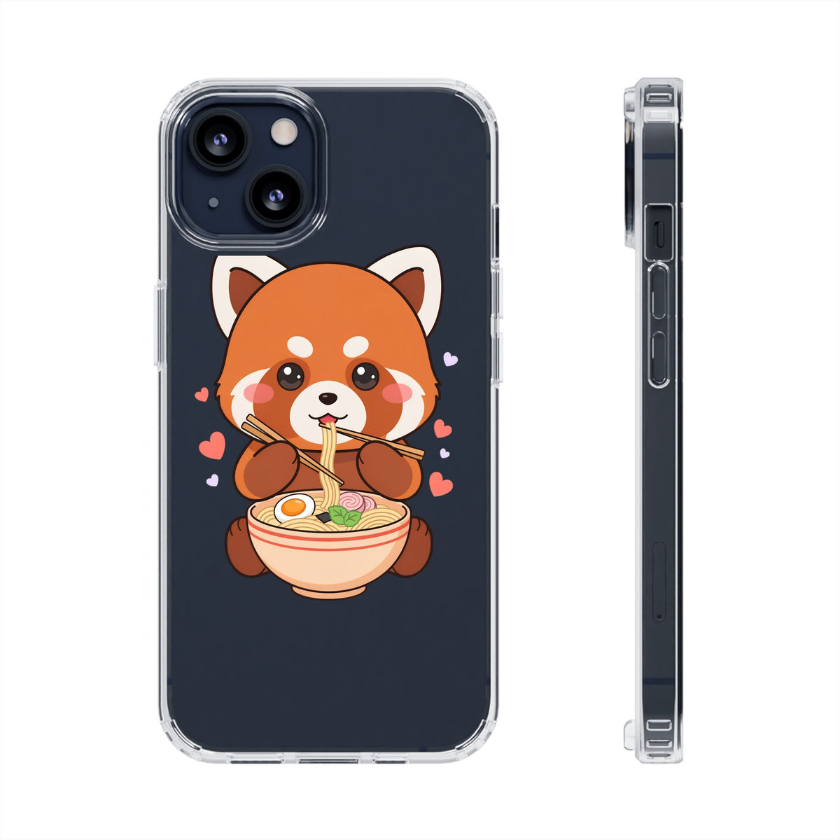 Red Panda Ramen Phone Case – Kawaii Food Lover Gift
