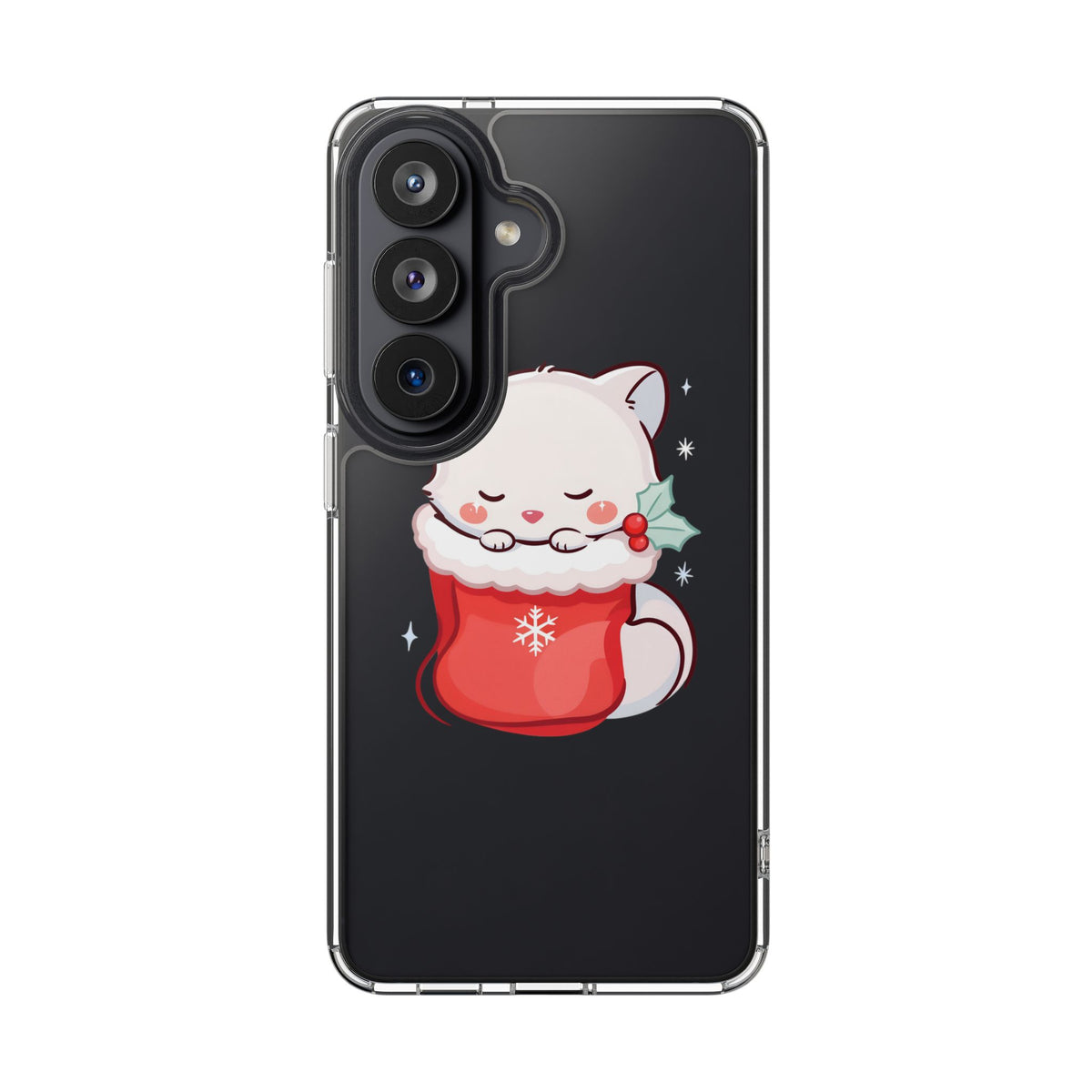 Christmas Fox Phone Case, Cute Holiday Stocking Gift