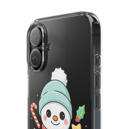 Christmas Snowman Phone Case, Cute Cookie Baker
