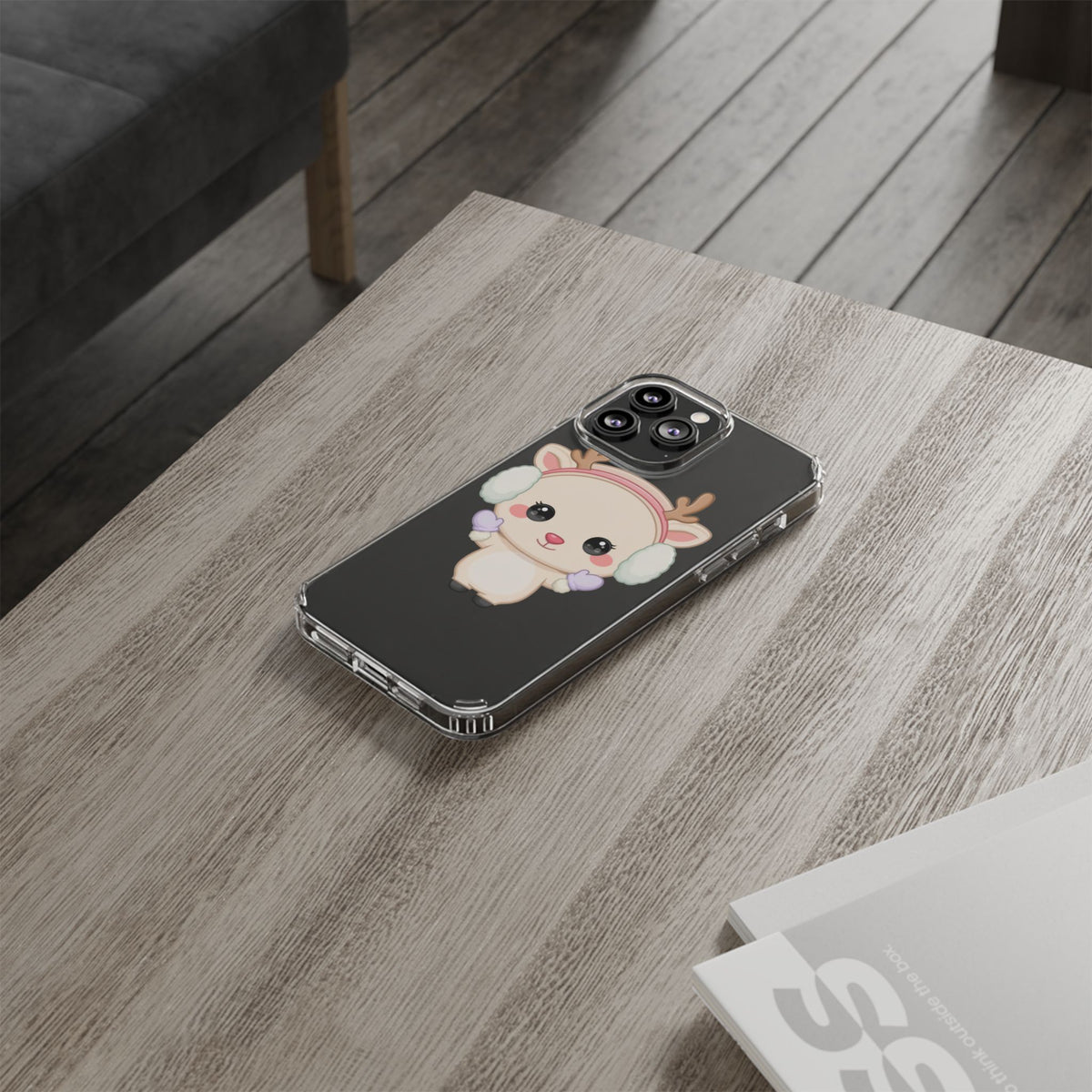 Kawaii Reindeer Phone Case for Cozy Cute Style