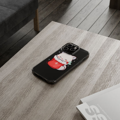 Christmas Fox Phone Case, Cute Holiday Stocking Gift