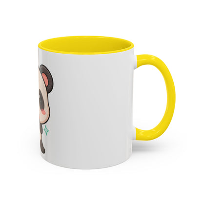 Kawaii Panda Coffee Mug, Cute Sushi Lover Accent Mug