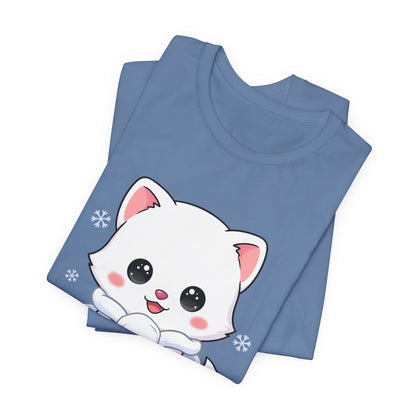 Kawaii Arctic Fox T-Shirt for Cute Winter Style