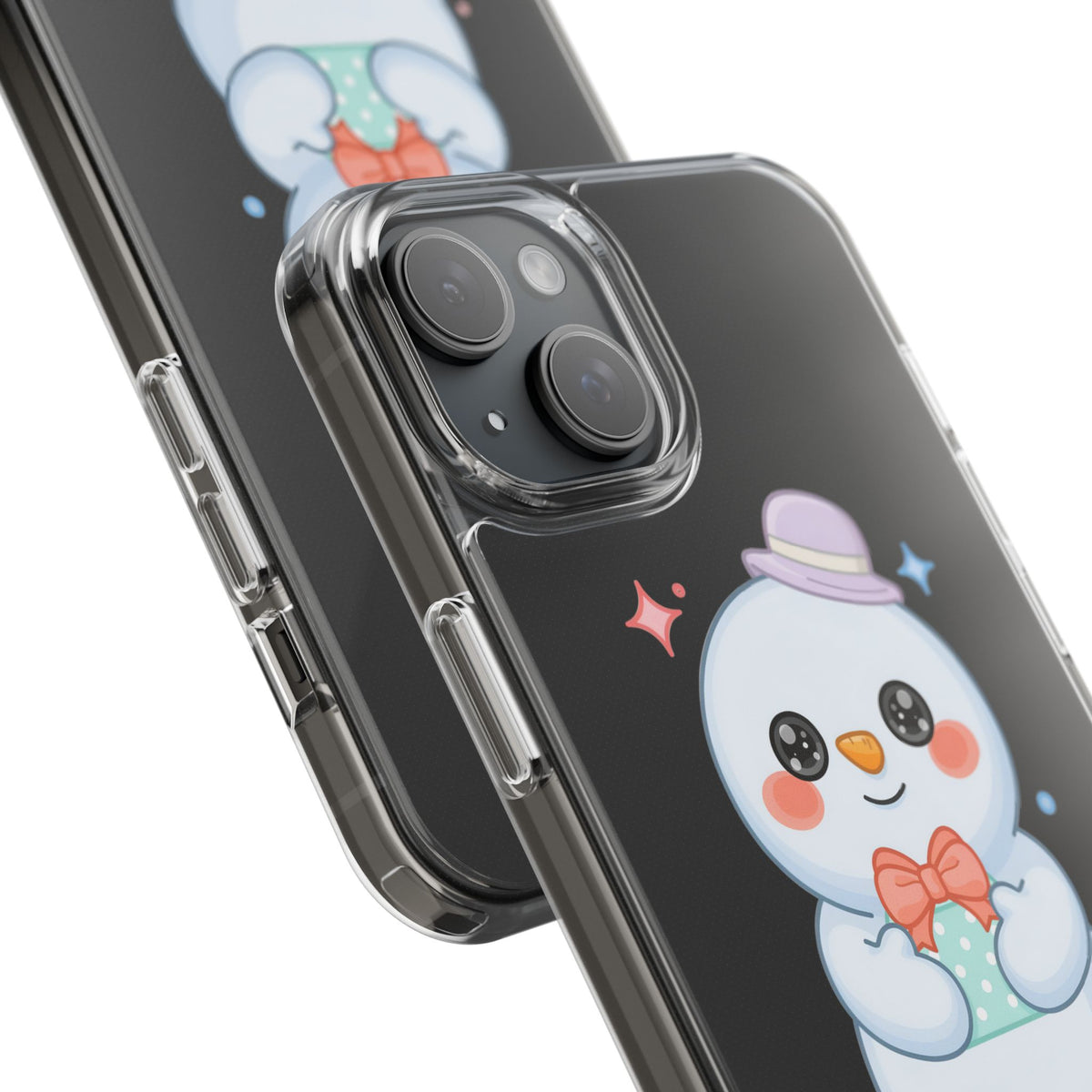 Kawaii Snowman Phone Case for Cheerful Winter Days