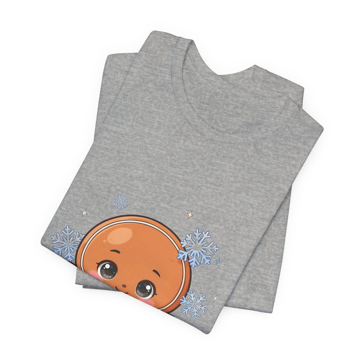 Kawaii Gingerbread Man T-Shirt for a Cozy Christmas Mood