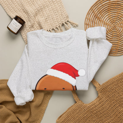 Christmas Gingerbread Sweatshirt, Cute Kawaii Holiday Crewneck