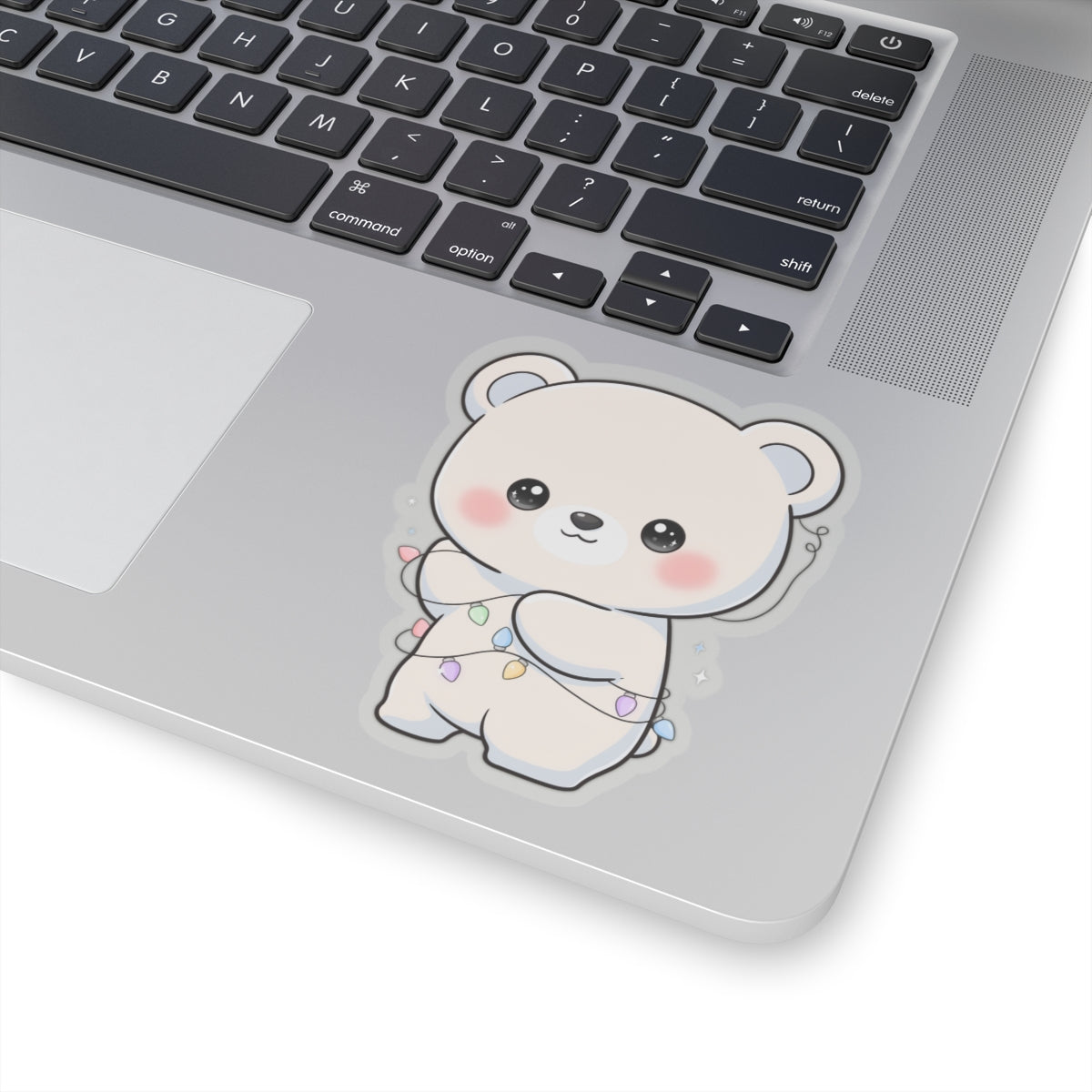 Kawaii Polar Bear Sticker for Cozy Desk Decor