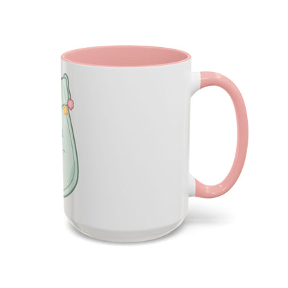 Christmas Snowman Accent Coffee Mug, Cute Holiday Gift