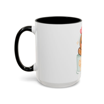 Gingerbread Gift Mug, Cute Holiday Accent Coffee Mug