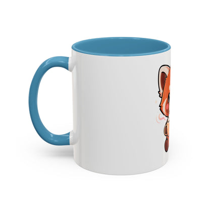 Red Panda Coffee Mug, Cute Latte Lover Accent Mug