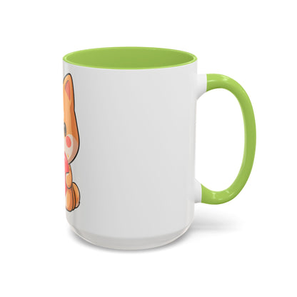 Kawaii Shiba Inu Accent Coffee Mug for Dog Lovers