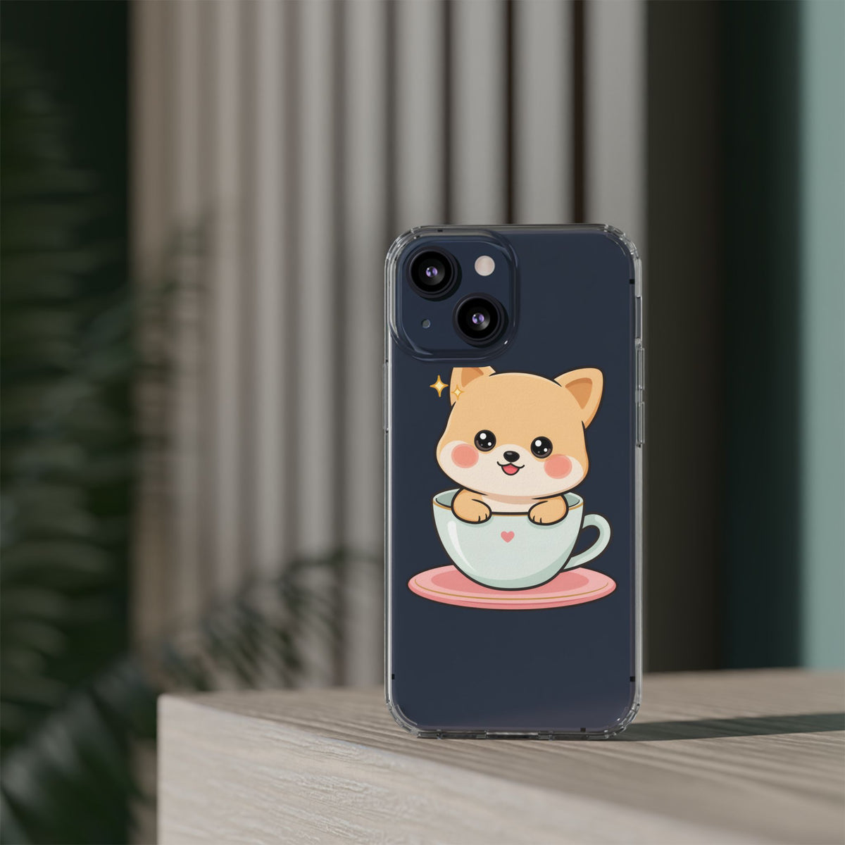 Kawaii Shiba Inu Phone Case – Cute Puppy in a Teacup