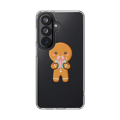 Gingerbread Man Phone Case, Cute Holiday Gift Design