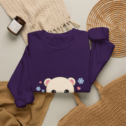 Kawaii Polar Bear Sweatshirt for Cozy Winter Days