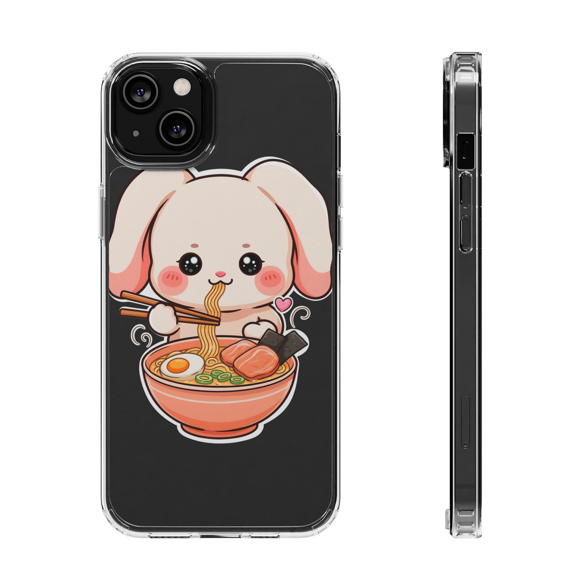 Kawaii Ramen Bunny Clear Impact-Resistant Case