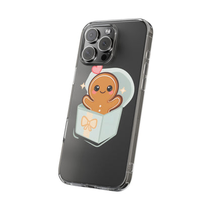 Gingerbread Man Phone Case – Kawaii Holiday Gift