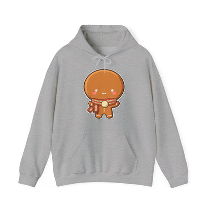 Kawaii Gingerbread Man Hoodie for Cozy Christmas Days