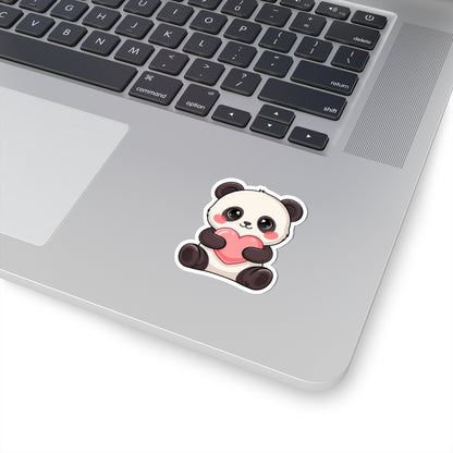 Kawaii Panda Sticker, Sweet Valentine Gift