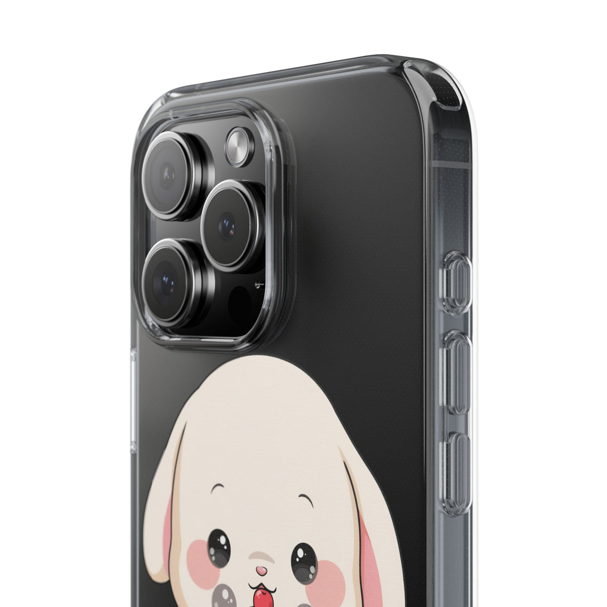 Kawaii Bunny Phone Case, Ice Cream Cutie Clear Case