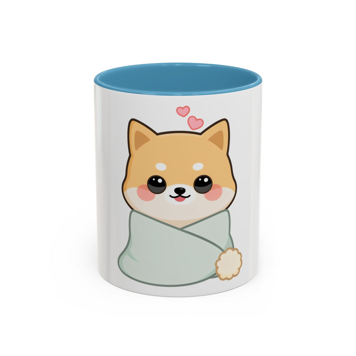 Kawaii Shiba Inu Accent Coffee Mug for Cozy Moments
