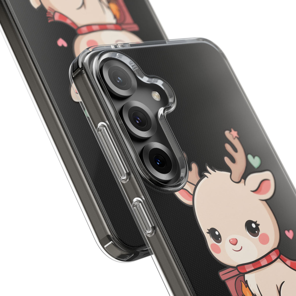 Kawaii Reindeer Phone Case for Cozy Holiday Cheer
