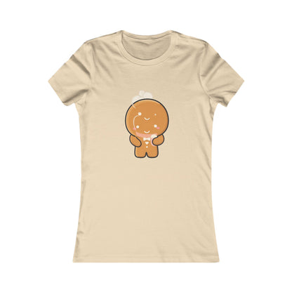 Kawaii Gingerbread Man T-Shirt for Cozy Cocoa Breaks