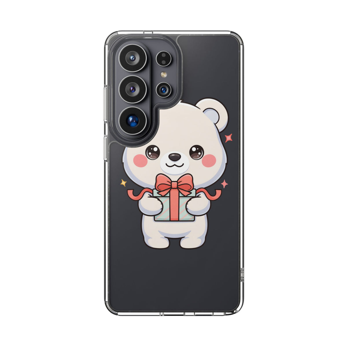 Kawaii Polar Bear Gift Phone Case for Holiday Gifting