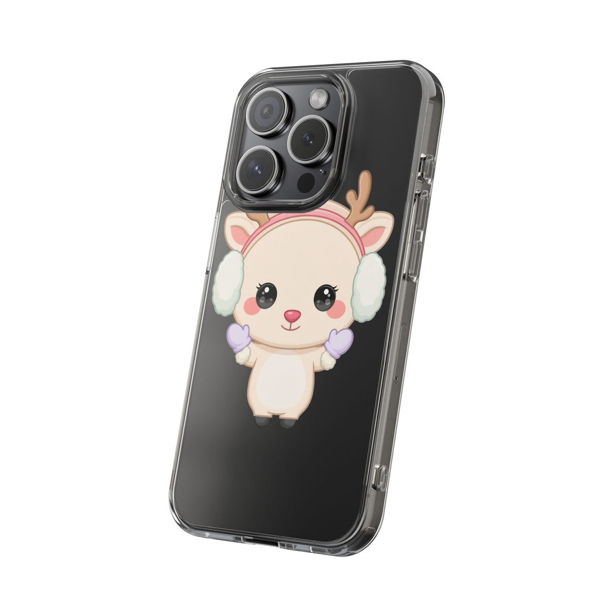 Kawaii Reindeer Phone Case for Cozy Cute Style