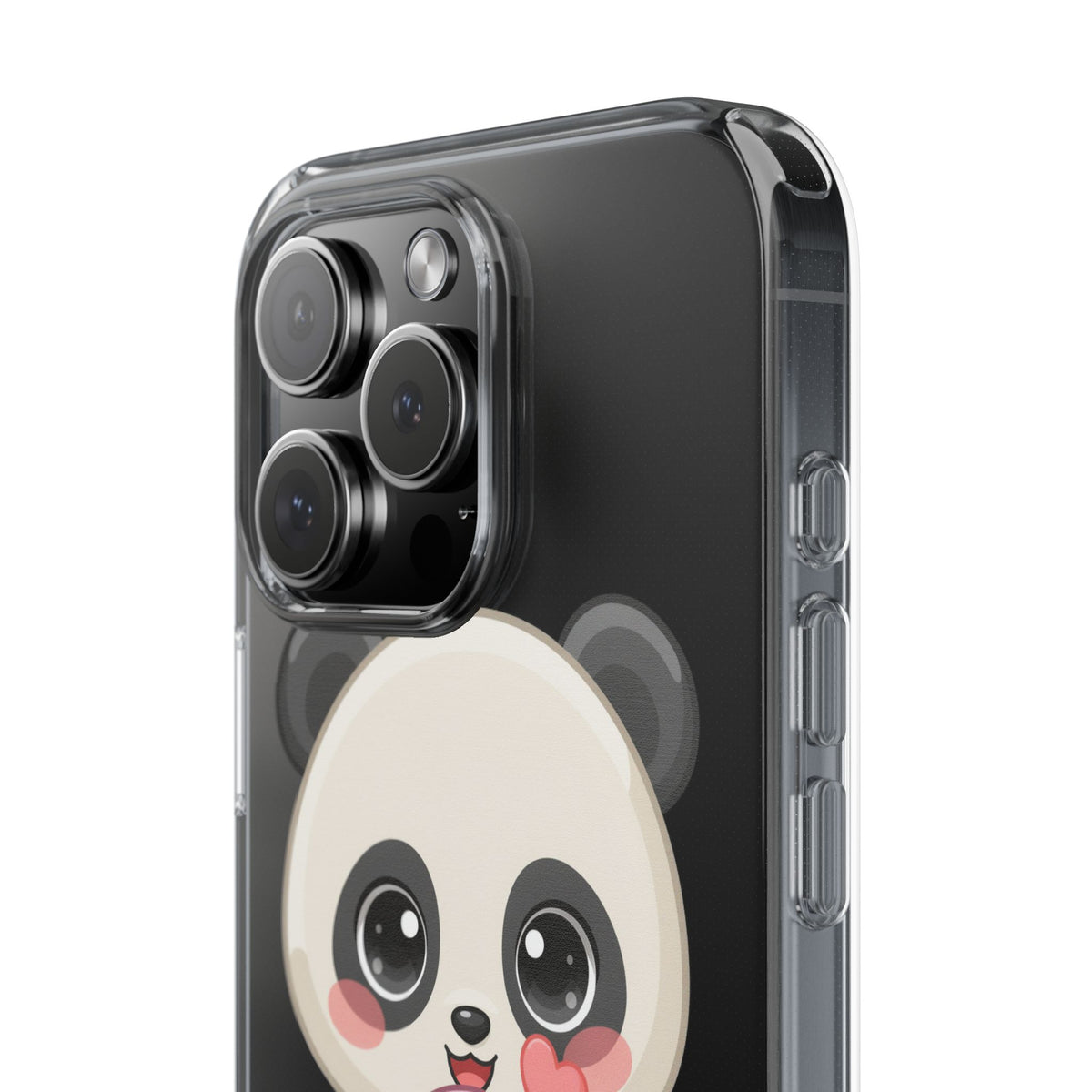 Kawaii Panda Phone Case with Donut