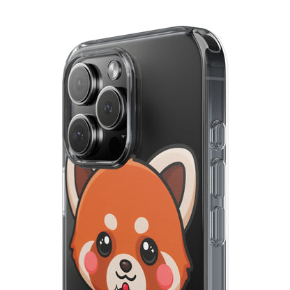 Kawaii Red Panda Phone Case with Ice Cream