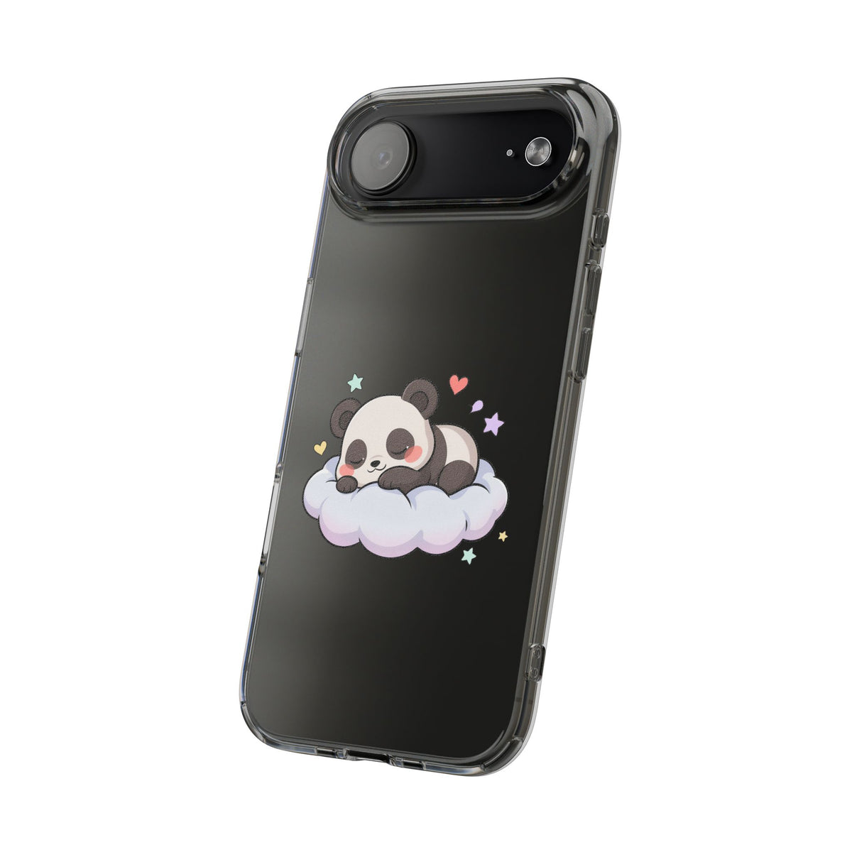 Sleeping Panda Clear Impact-Resistant Phone Case