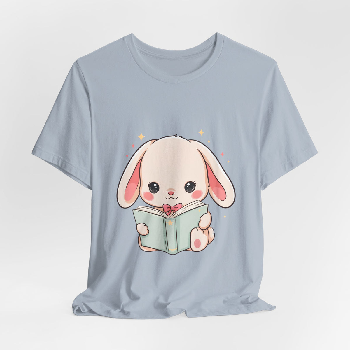 Book Lover Bunny T-Shirt – Cute Kawaii Reader Tee