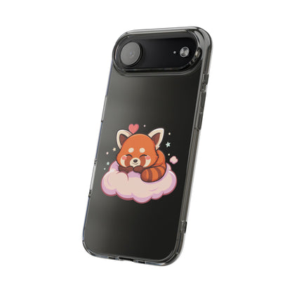 Cute Red Panda Phone Case, Dreamy Kawaii Cloud Art