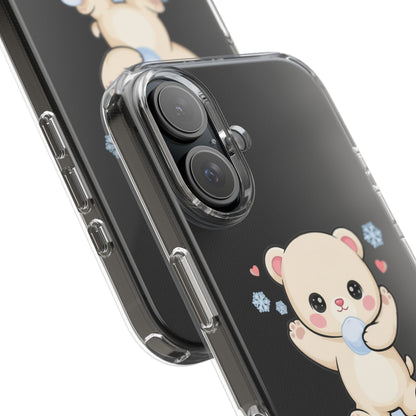 Kawaii Polar Bear Phone Case for Cute Animal Fans