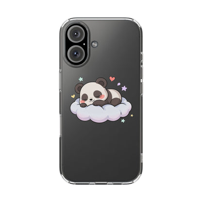 Sleeping Panda Clear Impact-Resistant Phone Case