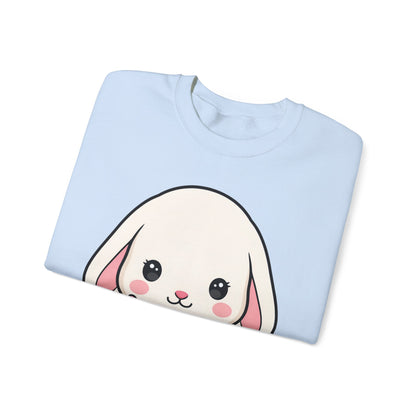 Kawaii Bunny Sweatshirt, Cute Gardening Crewneck