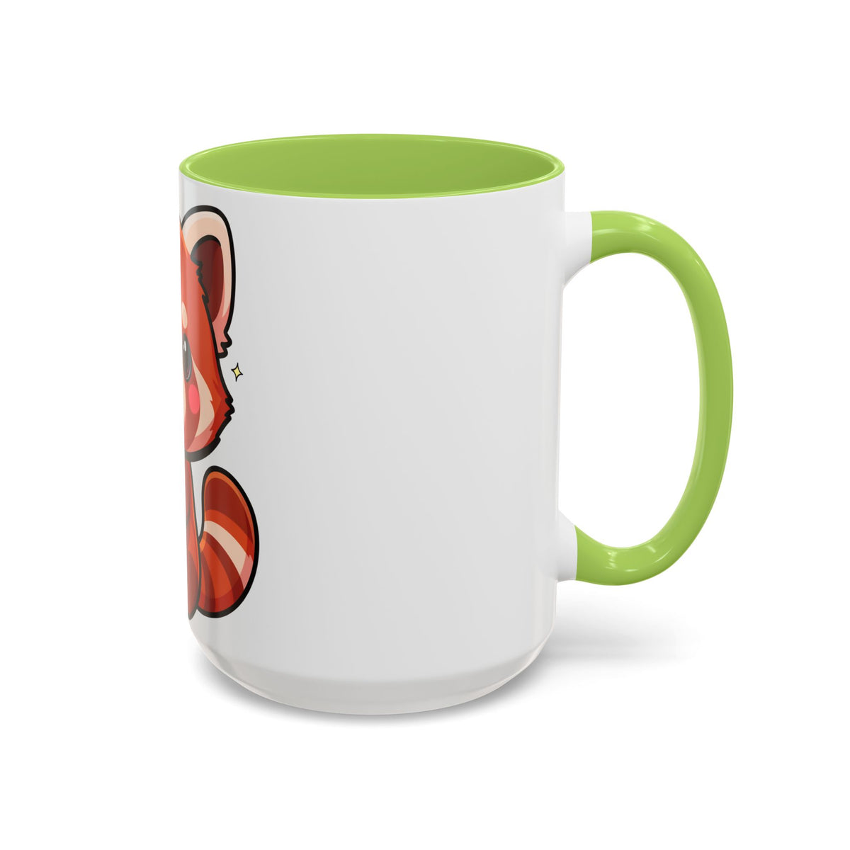 Kawaii Red Panda Accent Coffee Mug for Creative Days