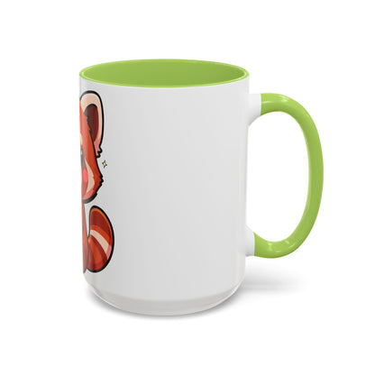 Kawaii Red Panda Accent Coffee Mug for Creative Days