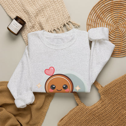 Kawaii Gingerbread Sweatshirt for Cozy Holiday Mornings