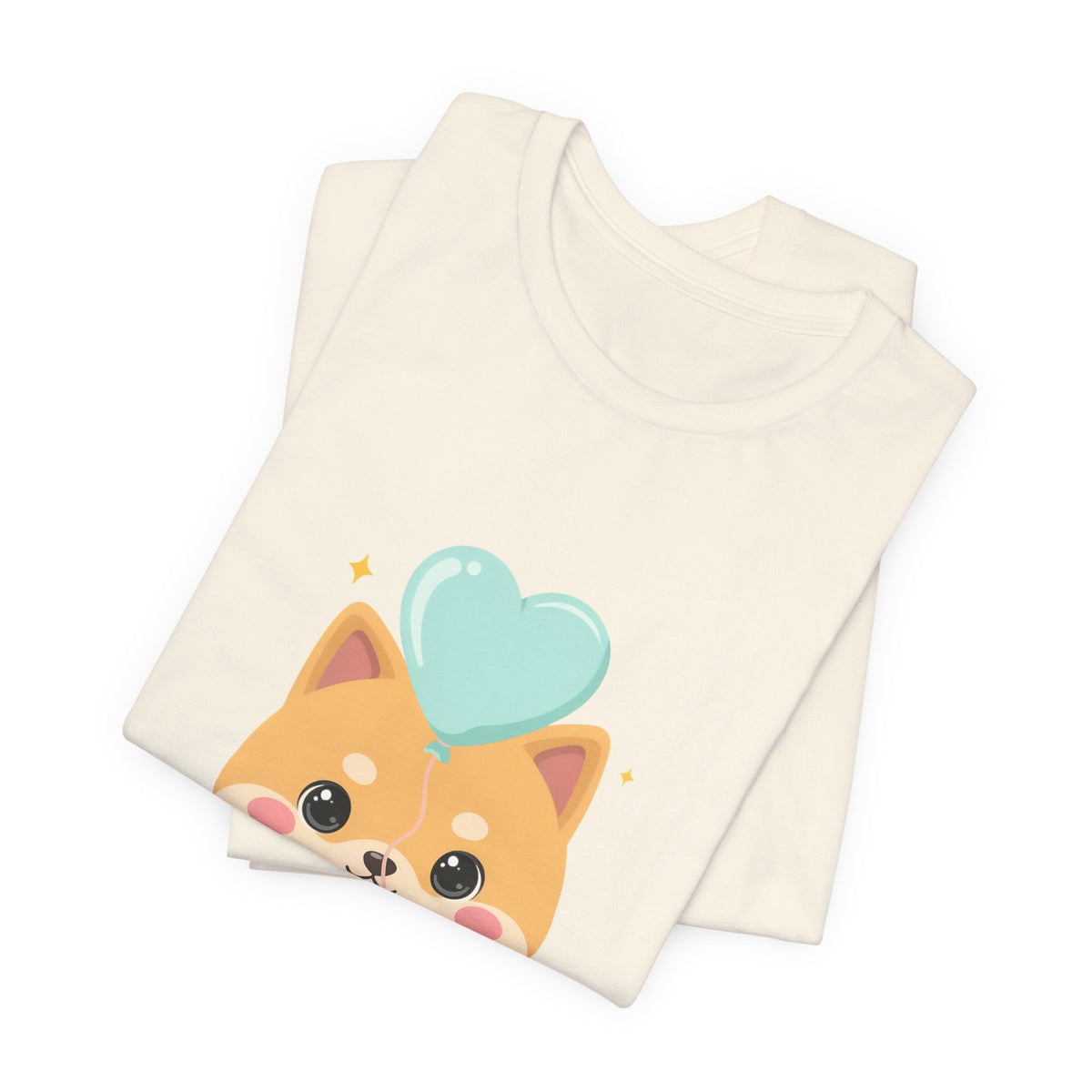 Kawaii Shiba Inu T-Shirt, Cute Balloon Dog Gift
