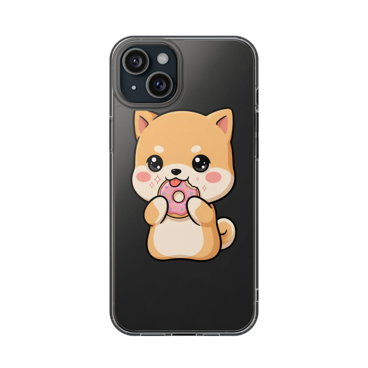 Kawaii Shiba Inu Phone Case with Donut