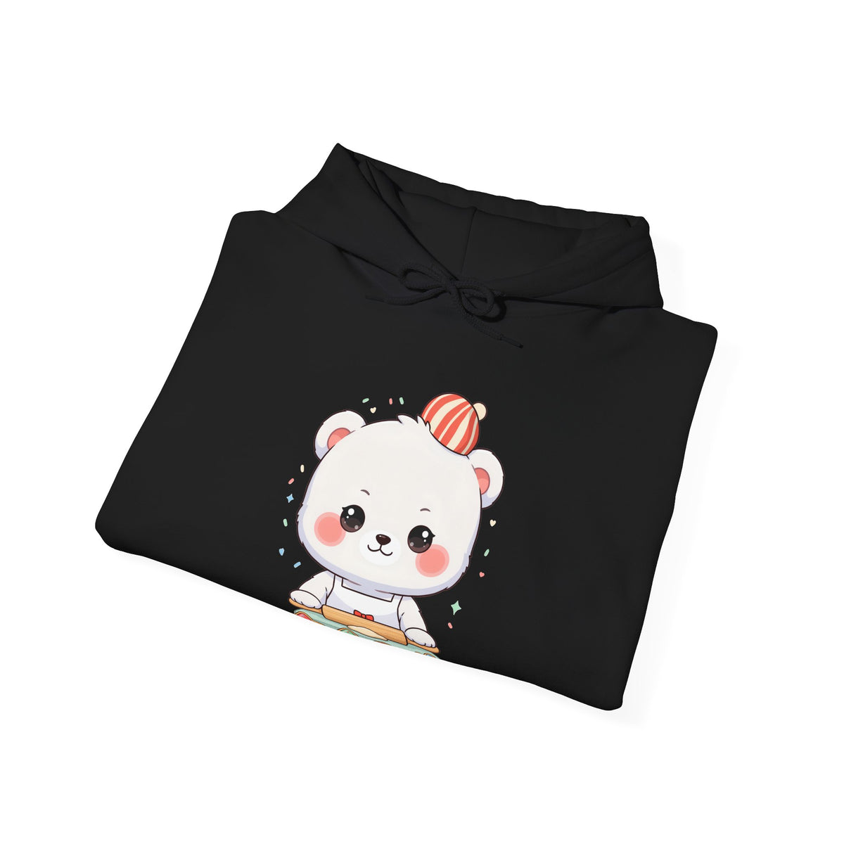 Christmas Cookie Baking Polar Bear Hoodie